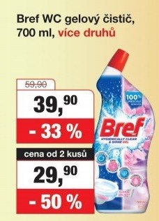 Čistič WC gelový Hygienically Clean &amp