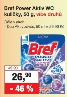 WC blok tuhý Power Aktiv Bref