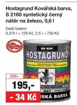 HOSTAGRUND KOVÁŘSKÁ