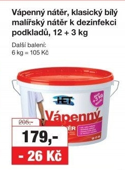 VÁPENNÝ NÁTĚR