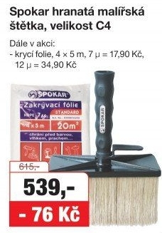 Hranatá malířská štětka Spokar
