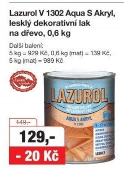 LAZUROL S1302 AQUA-S