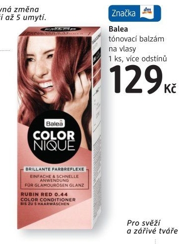 Tónovací balzám na vlasy Colornique Balea