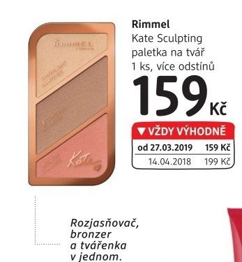 Konturovací paletka Kate Sculpting Rimmel