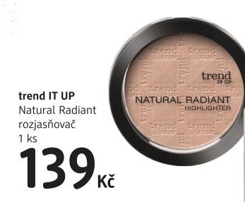Rozjasňovač Natural radiant Trend IT UP