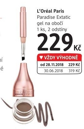 Gel na obočí Paradise Extatic L'
