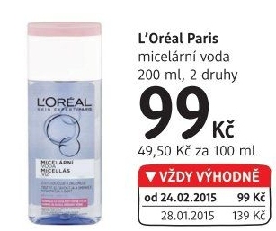 Micelární voda L'