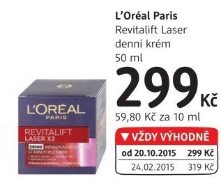 Krém pleťový Laser Revitalift L'