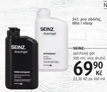 Sprchový gel 3v1 Seinz.