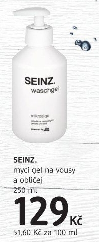Mycí gel na vousy a obličej Seinz.
