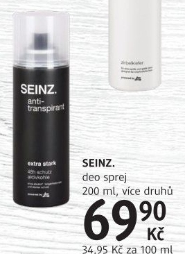 Deodorant sprej Seinz.