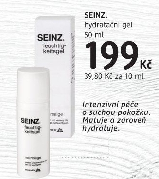 Hydratační pleťový gel pánský Seinz.