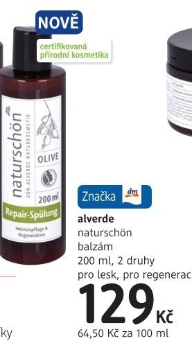 Balzám na vlasy Naturschön Alverde