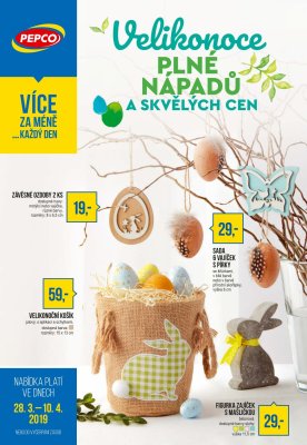 akční leták PEPCO 28.3.2019-10.4.2019