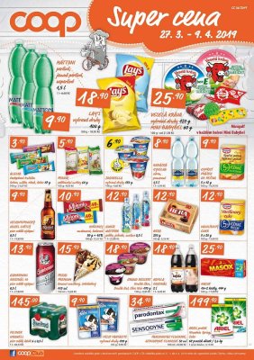 akční leták COOP 27.3.2019-9.4.2019
