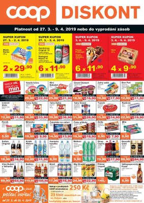 akční leták COOP 27.3.2019-9.4.2019