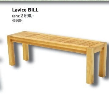Zahradní lavice Bill