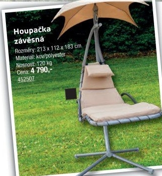 Závěsná zahradní houpačka