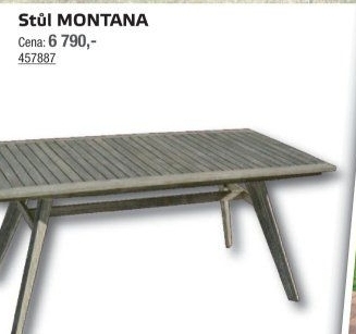 Zahradní stůl Montana