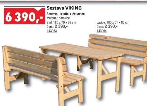 Zahradní set Viking