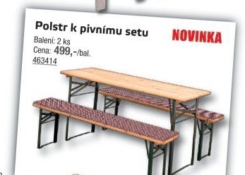 Polstr na pivní set