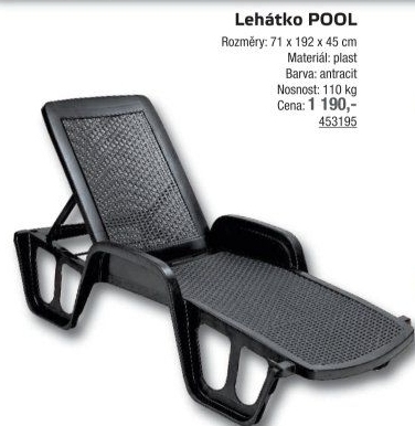 Zahradní lehátko Pool