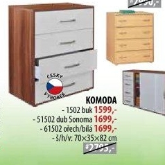 Komoda se zásuvkami 1502