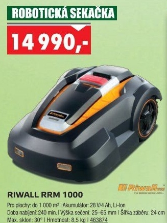 Robotická sekačka Riwall RRM 1000