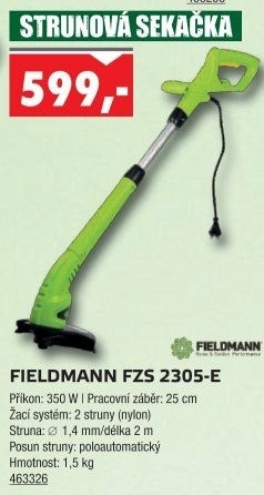 Elektrická strunová sekačka Fieldmann FZS 2305-E