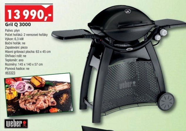 Plynový gril Weber Q 3000