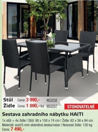 Zahradní sestava Haiti