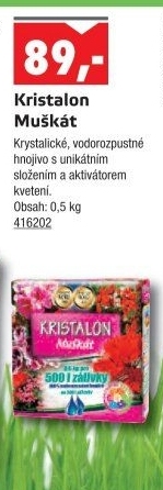 Hnojivo na muškát Kristalon