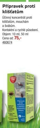 Přípravek proti klíšťatům Protect Home