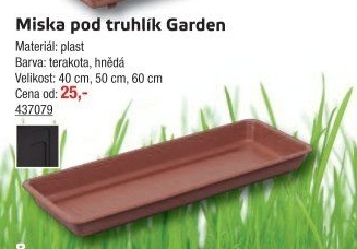 Plastová miska pod květináč/truhlík