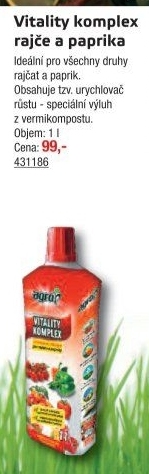 Vitality komplex rajče a paprika Agro
