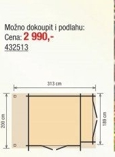 Podlaha k chatce