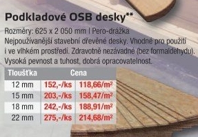 Deska OSB/3