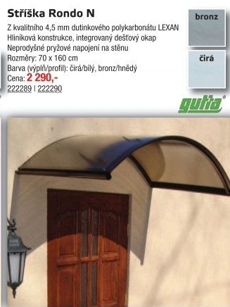 Vchodová stříška