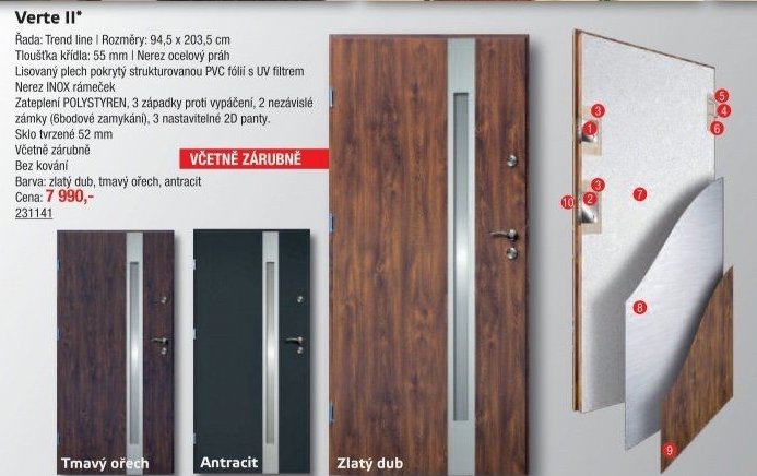 Vchodové dveře ocelové