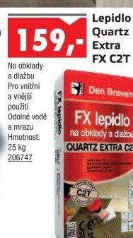 Lepidlo FX na obklady a dlažbu Den Braven