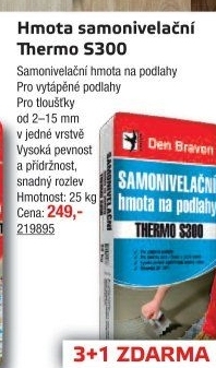 Samonivelační hmota na podlahy Premium Den Braven