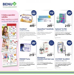 akční leták BENU Lékárna 1.4.2019-30.4.2019