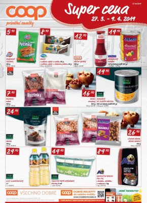akční leták COOP 3.4.2019-9.4.2019