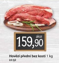 Hovězí přední bez kosti - krk