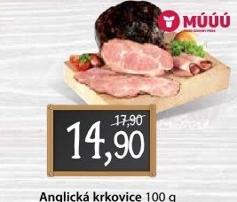 Anglická krkovice Maso uzeniny Písek