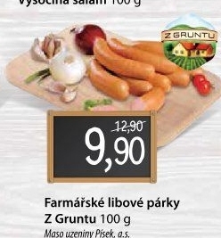 Párky farmářské libové Z Gruntu
