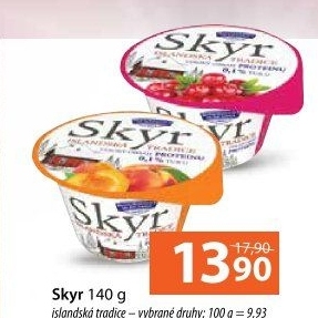 Dezert zakysaný ochucený Skyr Bohušovická mlékárna