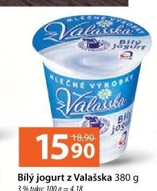 Bílý jogurt z Valašska Mlékárna Valašské Meziříčí