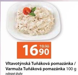 Tuňáková pomazánka Vltavotýnské lahůdky