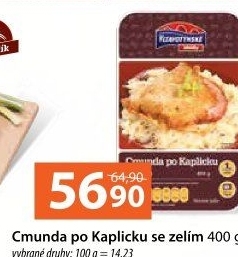 Cmunda po Kaplicku se zelím Vltavotýnské lahůdky
